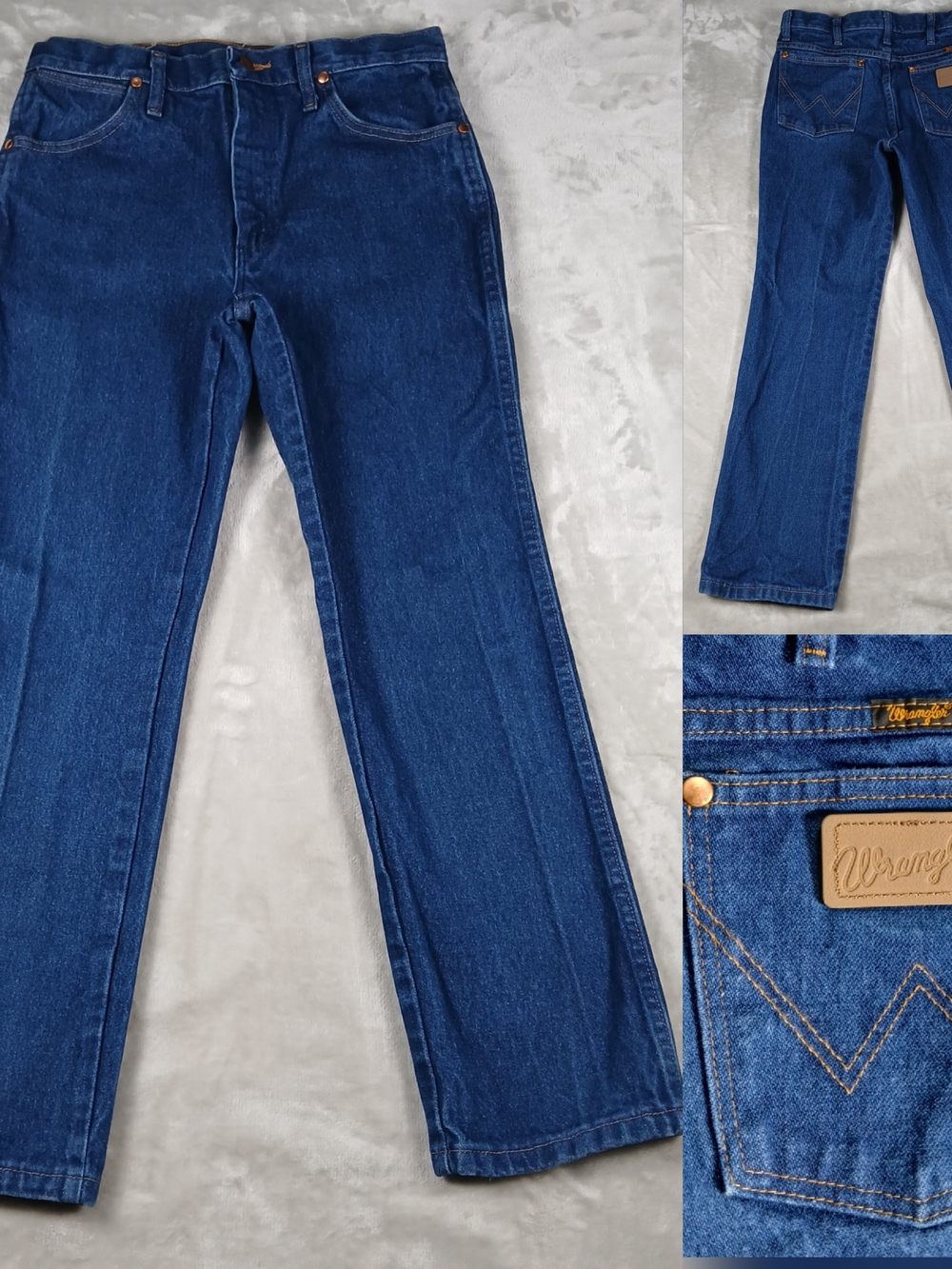 Wrangler 936PWD Cowboy Cut Slim Fit Jeans 31x30 Men's Dark Wash